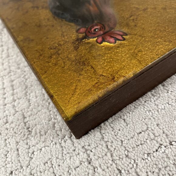 Decorative Molded Colorful Rooster Wall Picture. 10x10x1. - Picture 10 of 11